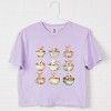 Simply Sage Market Teacup Bunnies Coquette Boxy Crop Top - 3 of 4