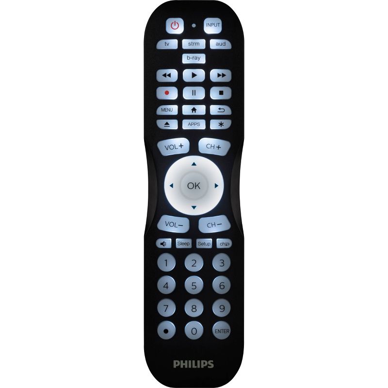 Philips 4-Device Bluetooth Universal Remote Control - Black, 4 of 8