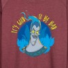 Women's - Disney Villains - Its Good To Be Bad Hades Lightweight French Terry Wide Neck Long Sleeve Shirt - 2 of 4
