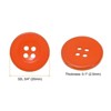 Unique Bargains Resin Craft DIY Round Flat 4-Hole Replacement Sewing Buttons 10 Pcs - 2 of 4