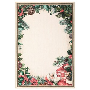 COZONY Christmas Santa Claus Runner Rug, Washable Non Slip Low Pile Carpet, Soft Non Shedding Holiday Floor Runner for Kitchen, Entryway, Bedroom - 1 of 4