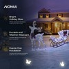 NOMA Pre Lit White LED Outdoor Holiday Lawn Decoration Set - 2 of 4