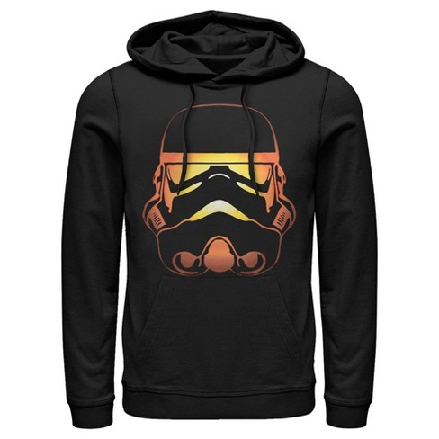 Men s Star Wars A New Hope Stormtrooper Halloween Jack o lantern Pull Over Hoodie Black Large Target