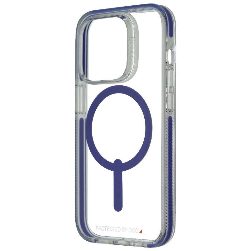 ZAGG Gear4 Santa Cruz Snap Series Case for iPhone 14 Pro - Periwinkle/Clear, 1 of 2