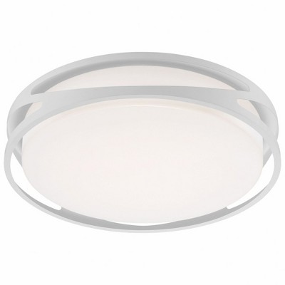 Lucia White Acrylic Lens 40W LED Transitional Flush Mount