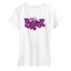 Women's - Bratz - Original Airbrushed Logo Short Sleeve Graphic T-Shirt - 1 of 4