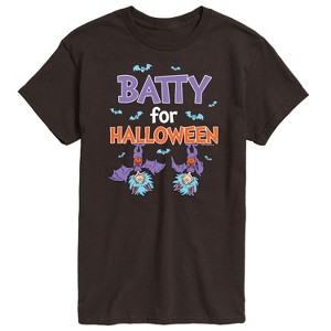 Men's - Dr. Seuss - Batty For Halloween Thing 1 and Thing 2 Short Sleeve Graphic T-Shirt - 1 of 4