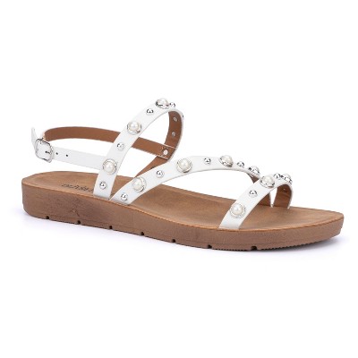 Olivia Miller Women's Pearl Sandals