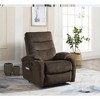 Electric Lift Massage Recliner with Heating, USB Charging Port, Cup Holder and 2 Side Pockets - ModernLuxe - 2 of 4