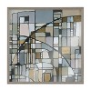 Kate and Laurel Blake Deco Nadeau Framed Printed Acrylic by Leah Nadeau, 24x24, Gray - 2 of 4