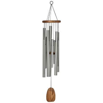 Woodstock Wind Chimes Signature Collection, Magical Mystery Chimes Silver Wind Chime