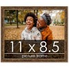 PosterPalooza | Photo Size Textured Gold Picture Frame - UV Acrylic, Foam Board Backing, Hanging Hardware - 2 of 4
