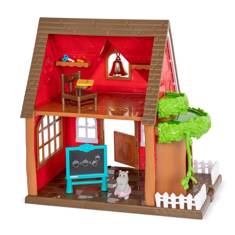 Li&#39;l Woodzeez Toy School with Miniature Figurine 8pc - Woodland Schoolhouse Playset, 3 of 6