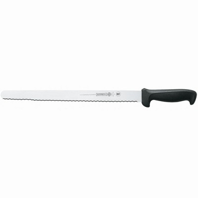 Mundial 5627-14E 14-Inch Serrated Edge Slicing Knife, Black