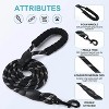 WOPET 6.5 ft Reflective Rope Dog Leash with Padded Handle for Small Medium and Large Dogs - 3 of 4