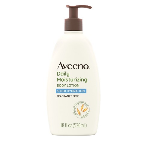 Aveeno Sheer Hydration Daily Moisturizing Body Lotion Fast-Absorbing Body Moisturizer for Dry Skin - 18 fl oz - image 1 of 4