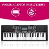 GLARRY 61-Key Portable Electronic Piano Keyboard for Beginner w/Lighted Keys, LCD Screen, Microphone, Headphones, 3 Teaching Modes, Built-In Speakers - 4 of 4