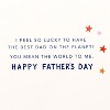 Carlton Cards Father's Day Card for Dad Moon and Stars - 3 of 3