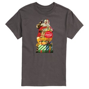 Men's - Coca Cola - Vintage Santa Gift for Thirst Short Sleeve Graphic T-Shirt - 1 of 4
