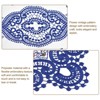 Unique Bargains Polyester Flexible Embroidery Vintage Pattern Washable Table Place Mats 2 Pcs - 3 of 4