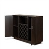 YOOCOZZ Hazen Espresso Finish Wine Cabinet - 4 of 4