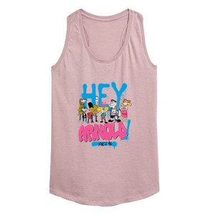 Women's - Hey Arnold! - Arnold Spray Paint 96 Graphic Racerback Tank - 1 of 4