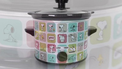 Uncanny Brands Peanuts Snoopy & Woodstock 2 Quart Slow Cooker : Target