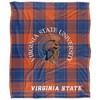 Virginia State University Campus Plaid Spirit Silky Touch Super Soft Throw Blanket 50x60 - 2 of 4