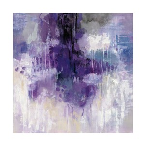 Trademark Fine Art -Silvia Vassileva 'Violet Rain' Canvas Art - 1 of 4