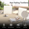 Garden Patio Chairs Set of 2, Weather Metal Outdoor Dining Chairs , Garden, Poolsides - 4 of 4