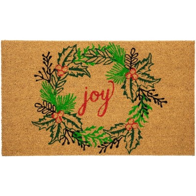 Northlight Black Coir Merry Christmas Doormat 18 X 30, 1 - Fry's