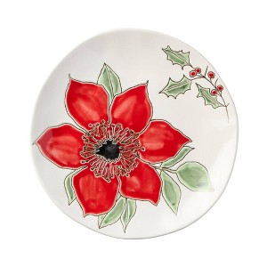 Certified International Set of 4 Festive Blooms Dessert Plates