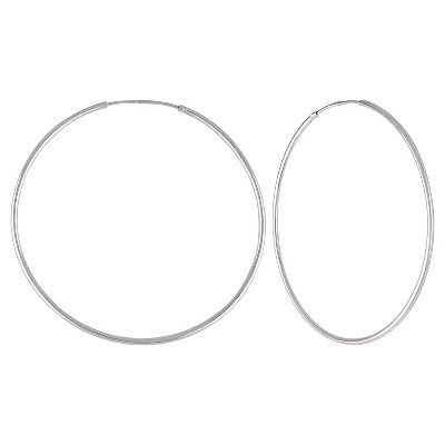 sterling silver hoop earrings