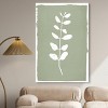Art Remedy Linen Leaf Screen Minimalistic Botanical and Floral Art Prints Unframed - 2 of 4