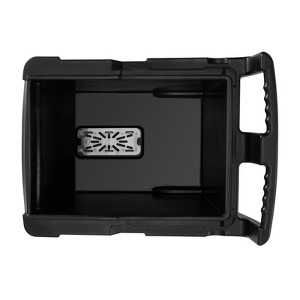 VEVOR Commercial Ice Bin, 125 lbs Portable Ice Caddy, 31.5 x 22.8 x 29 inch Insulated Ice Carrier with 4 Wheels and Sliding Lid, Black - 1 of 4