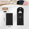 Unique Bargains Thick Velvet Watch Jewelry Storage Bags 5.1" x 2.8" 2 Pcs - 2 of 4