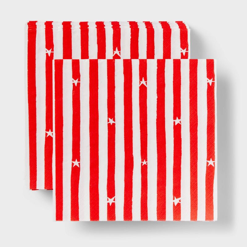 30ct Lunch Napkins Stars and Stripes - Sun Squad&#8482;, 1 of 4