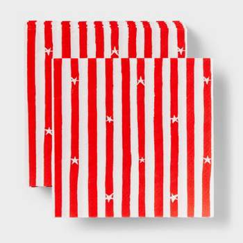 30ct Lunch Napkins Stars and Stripes - Sun Squad™