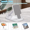 Boersma Adjustable Aluminum Cell Phone & Tablet Stand – Foldable Desktop Holder with Anti-Slip Base , Compatible with All Smartphones and Tablets - 3 of 4