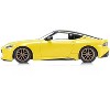 Nissan Fairlady Z RHD (Right Hand Drive) Ikazuchi Yellow with Black Top with Mini Book No.13 1/64 Diecast Model Car by Kyosho - 2 of 4