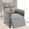 Electric Recliner Chair with Heat, Adjustable Single Recliners Sofa with Remote Control Home Theater Seating &Armchair for Living Room/Office - 2 of 4