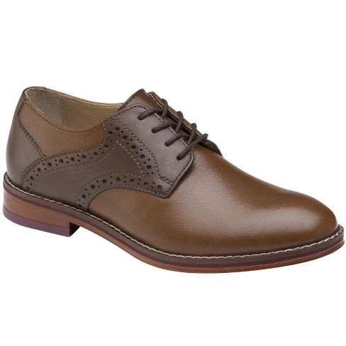 Johnston & Murphy Big Kid Conard Saddle Boys Lace-Up Dress Shoe - image 1 of 3