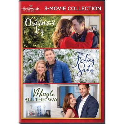 Hallmark 3-Movie Collection: Christmas Joy / Finding Santa / Mingle All The Way (DVD)(2022)
