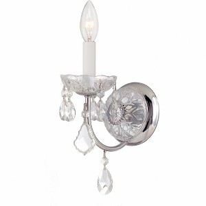 Crystorama Lighting Imperial 1 - Light Sconce in  Polished Chrome - 1 of 4
