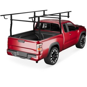 Truck Bed Ladder Rack, Non-Drilling, 1000 LBS Load Capacity, Fit Most Truck Bed Ranging from 49" to 65" Wide, Steel Cargo Rack for Kayak, Surfboard - 1 of 4