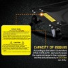 Car Dolly -10000LBS Capacity Heavy Duty Wheel Dollies for Moving Cars, 3.5" Steel Casters, Anti-Slip Rails, Alloy Steel (24x15in) - 4 of 4