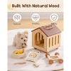 ROBOTIME Push And Pull Toys Pull Along Wooden Toy, Baby Push Walker, Toddler Toy, Pull Puppy Walking Toy, Baby Walker, Brown, 5.9"*4.88"*7.87" - 4 of 4