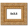 PosterPalooza | Photo Size Contemporary Gold Picture Frame - UV Acrylic, Foam Board Backing, Hanging Hardware - 2 of 4