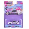 Nissan Silvia (S15) Vertex RHD "Hello Kitty Drift Car" White with Carbon Hood and Graphics 1/64 Diecast Model by Tarmac Works - image 4 of 4