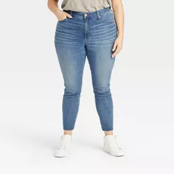 Women's Plus Size High-Rise Skinny Jeans - Universal Thread™ Medium Blue 20W